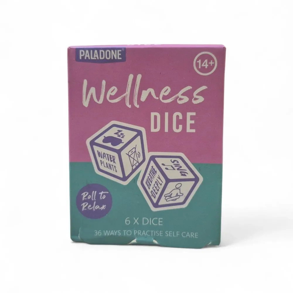 Paladone Wellness Dice 36 Ways To Practise Self Care 6x dice